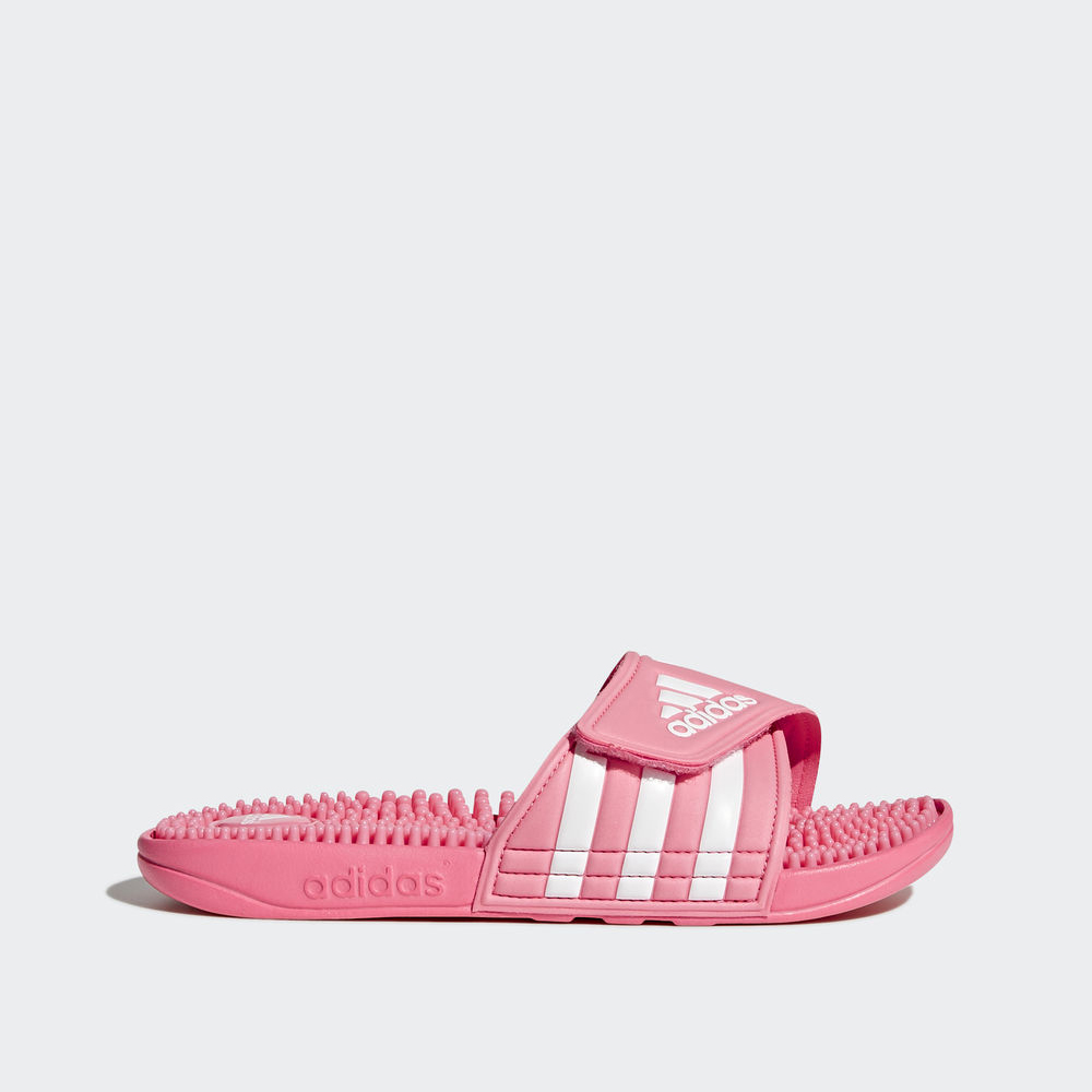 Adidas Adissage Slides - παντοφλες γυναικεια - Ροζ/Ασπρα/Ροζ,Μέγεθος: EU 36 – 54 2/3 (518YUNGS)